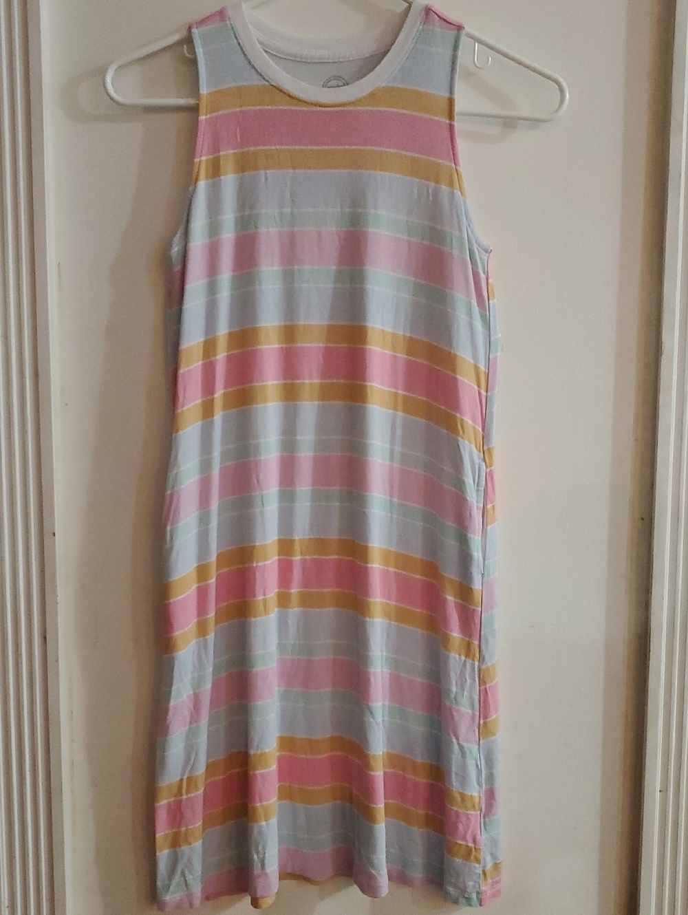 Sundress And Tanks Girl's Lot 10-12 Stripe Tank Dress Shelf Bra Tank Tie Dye Top - Picture 3 of 16